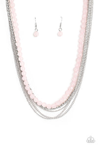 Boardwalk Babe - Pink necklace