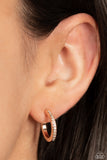 Audaciously Angelic - Rose Gold mini hoop earrings