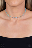 Neon Lights - Blue choker necklace