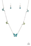 FAIRY Special - Blue butterfly necklace