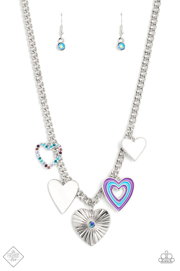 Retro Rhapsody - Multi heart necklace