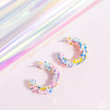 Fairy Fantasia - Multi iridescent hoop earrings