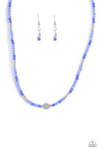 Beaming Bling - Blue necklace