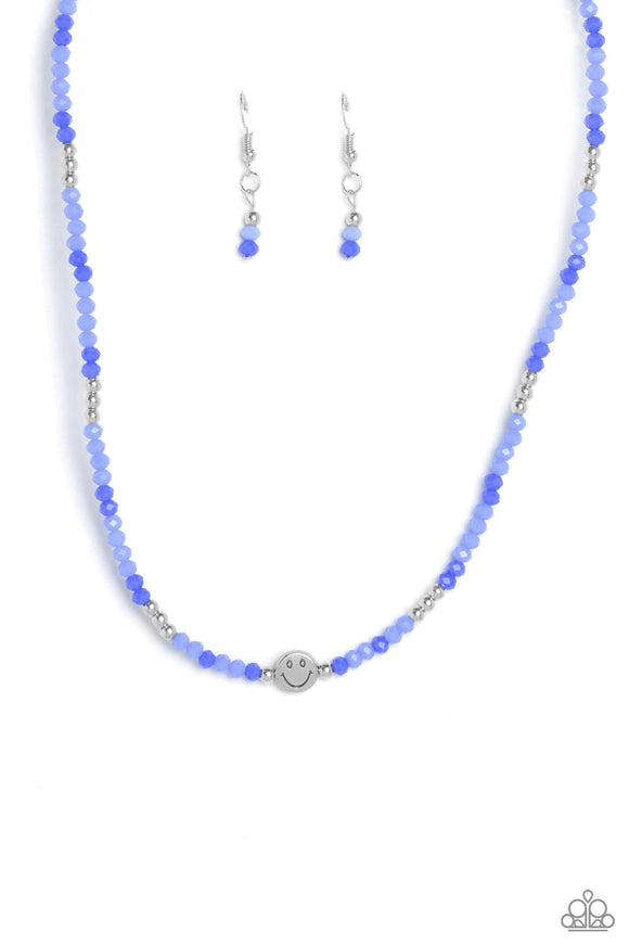 Beaming Bling - Blue necklace