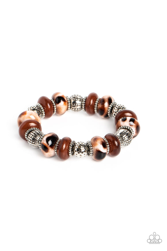 Warped Wayfarer - Brown bracelet