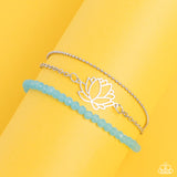 A LOTUS Like This - Blue bracelet