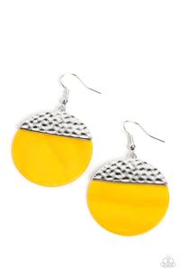 SHELL Out - Yellow earrings