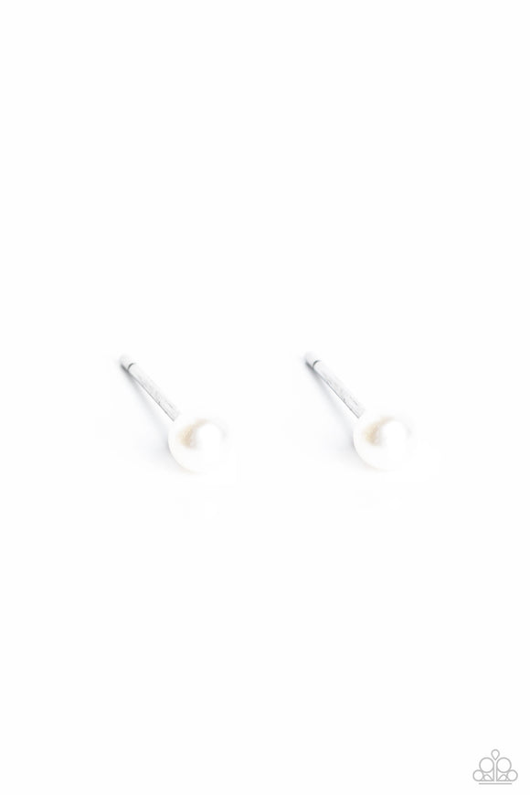 Dainty Details - White post earrings