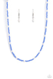 Beaded Blitz - Blue necklace