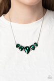 Regally Refined - Green necklace