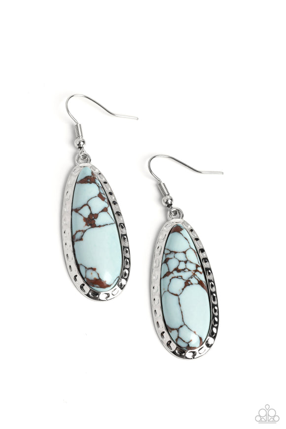 TEARDROP-Dead Dynasty - Blue earrings