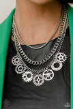 Running Out of STEAMPUNK - White necklace