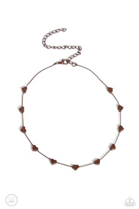 Public Display of Affection - Copper choker necklace