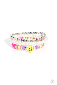 Run a SMILE - Purple bracelet