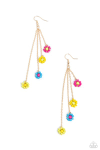 Color Me Whimsical - Multi flower earrings