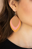 Paparazzi Light As a Leather multi leather earrings