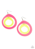 Paparazzi Show Me Your True Neons- multi earrings