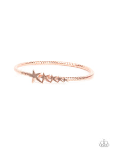 Astrological A-Lister- copper bangle bracelet