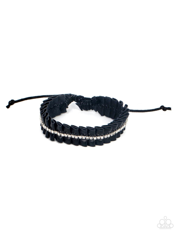 Pretty, Pretty PLEATS- black urban bracelet