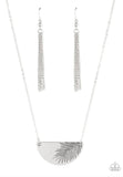 Cool, PALM, and Collected- silver necklace