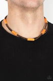 Tropical Tycoon- orange urban necklace