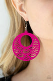 Paparazzi SEA Le Vie! Pink earrings