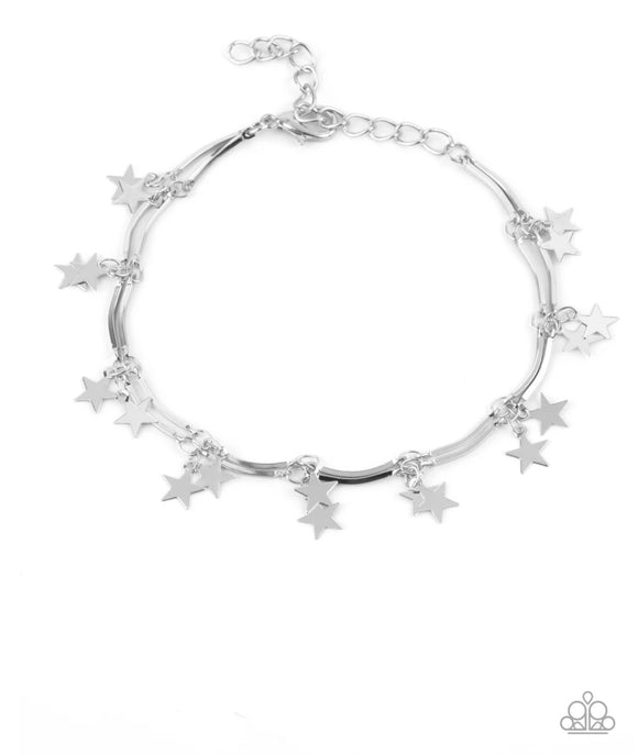 Paparazzi Party in the USA❤️silver star bracelet