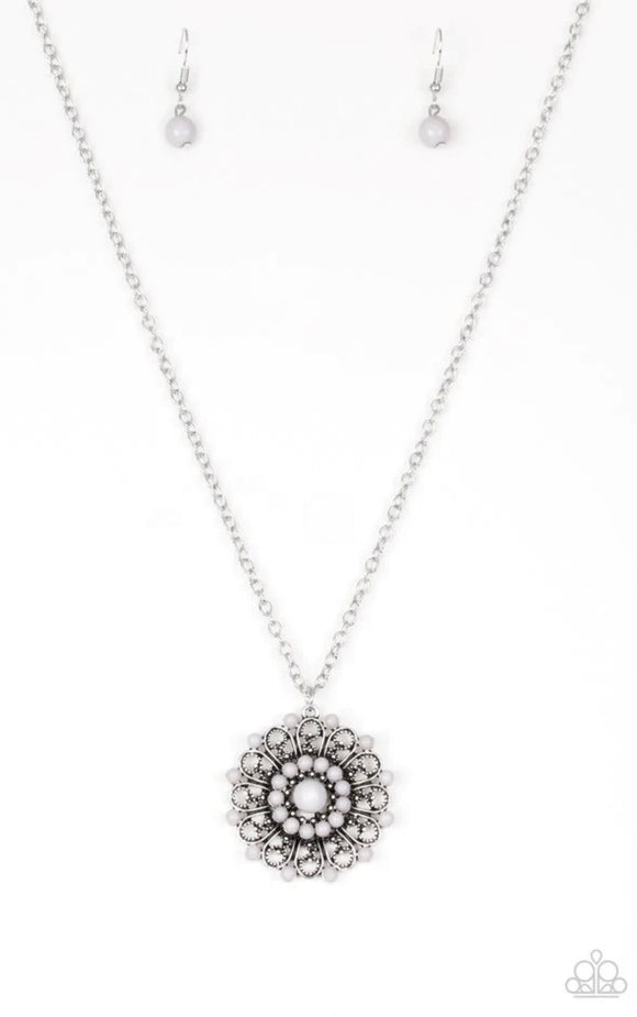 Boho Bonanza-silver necklace