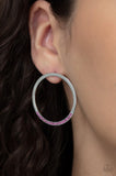 Spot on Opulence pink post earrings