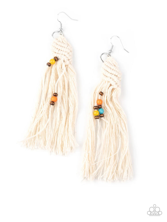 Paparazzi Beach Bash❤️multi macrame earrings