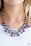 The Bride To BEAD- purple necklace