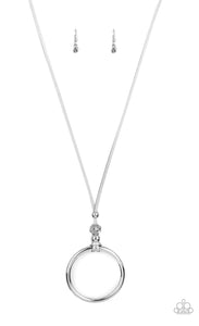 Bling into Focus-silver necklace