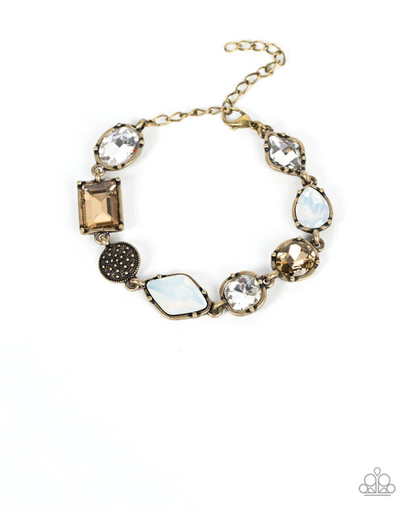 Jewelry Box Bauble- brass bracelet