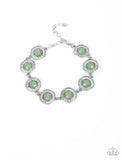 Twinkling Trajectory- green bracelet