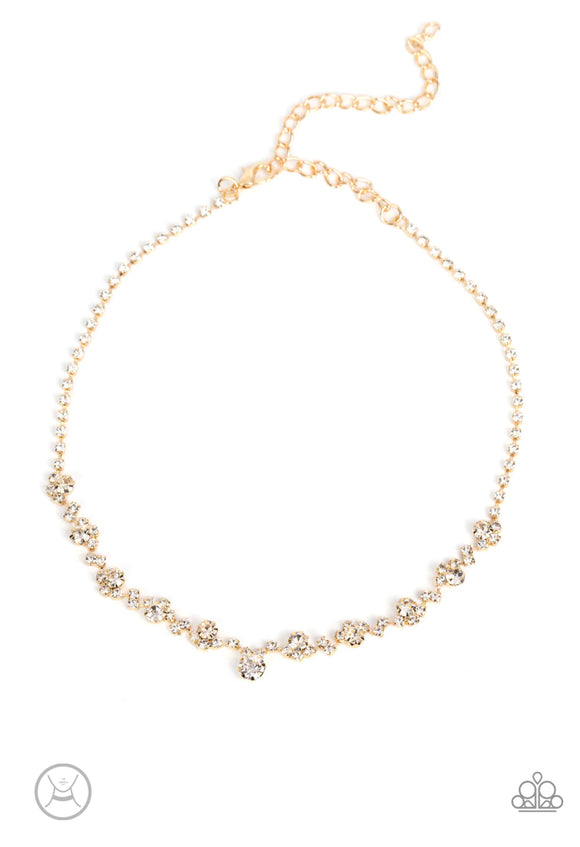 Regal Rebel- gold choker necklace