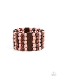 Island Soul- pink wood bracelet