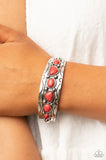 Saguaro Sultan- red cuff bracelet