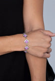 Twinkling Trajectory- purple bracelet