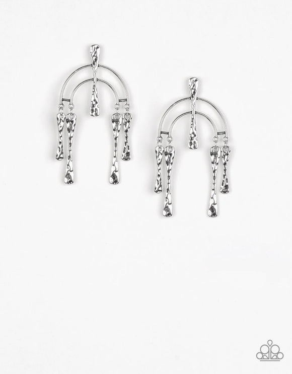 Artifacts of Life silver post earrings