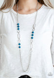 Cache Me Out-blue necklace