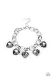 Paparazzi Candy Heart Charmer❤️silver heart clasp bracelet