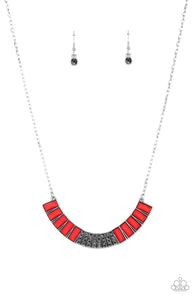 Coup de MANE- red necklace