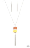 Reel It In- yellow necklace