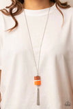 Feel It In- orange necklace