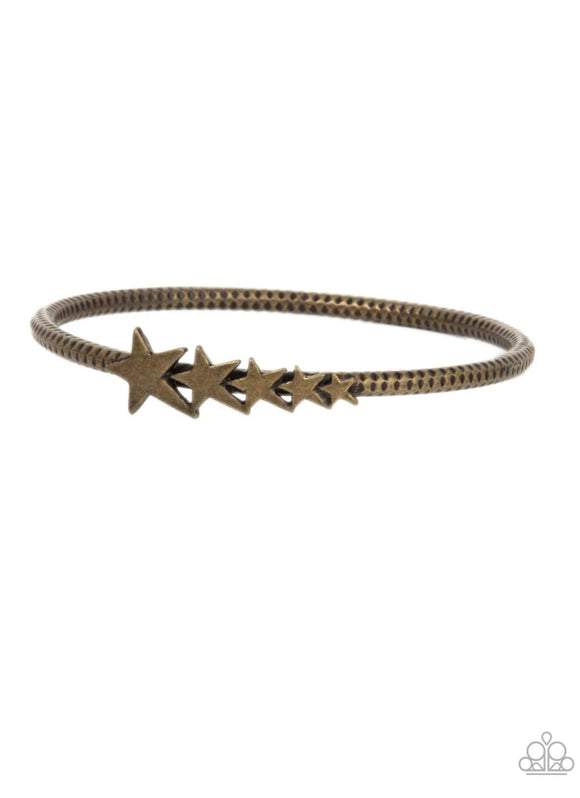 Astrological A-Lister- brass bangle bracelet