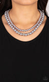 Brilliant Ballerina- silver pearl necklace