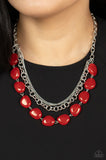 Pumped Up Posh- red necklace