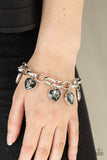 Paparazzi Candy Heart Charmer❤️silver heart clasp bracelet