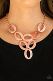 OVAL The Limit- copper necklace