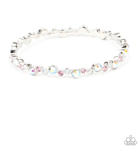 Paparazzi Twinkly Trendsetter❤️iridescent multi bangle bracelet